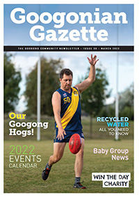 Googong Gazette March 2022 cover