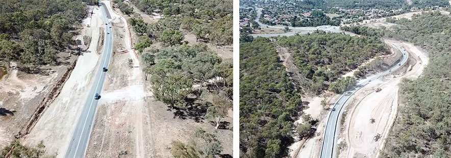 Roads linking Googong to region