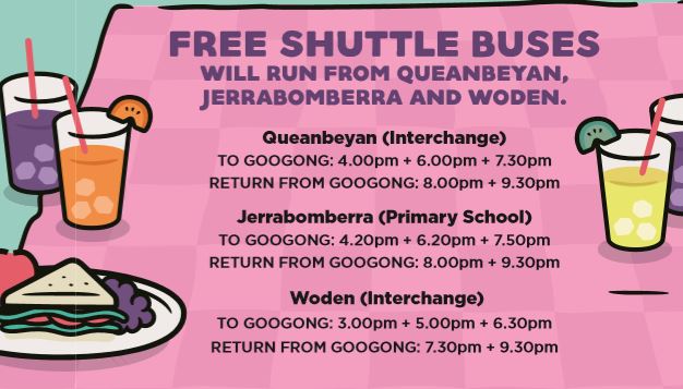 Googfest 2020 Free Shuttle Buses