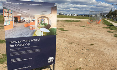 Googong Public Primary School Announced