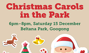 Christmas carols in the park